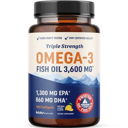 MAV Nutrition Triple Strength Omega 3